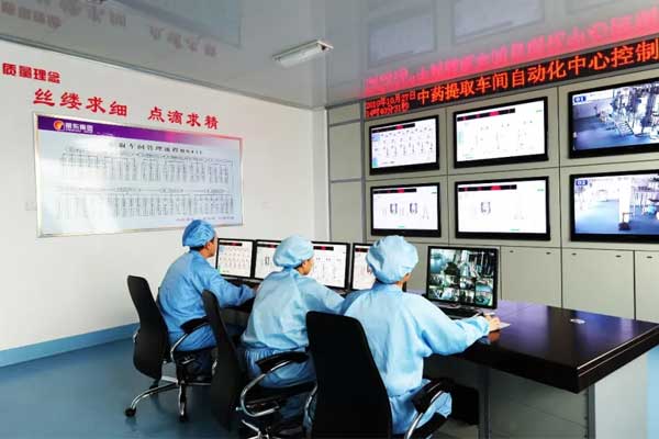 2003网站太阳集团中药提取车间全自动控制生产线